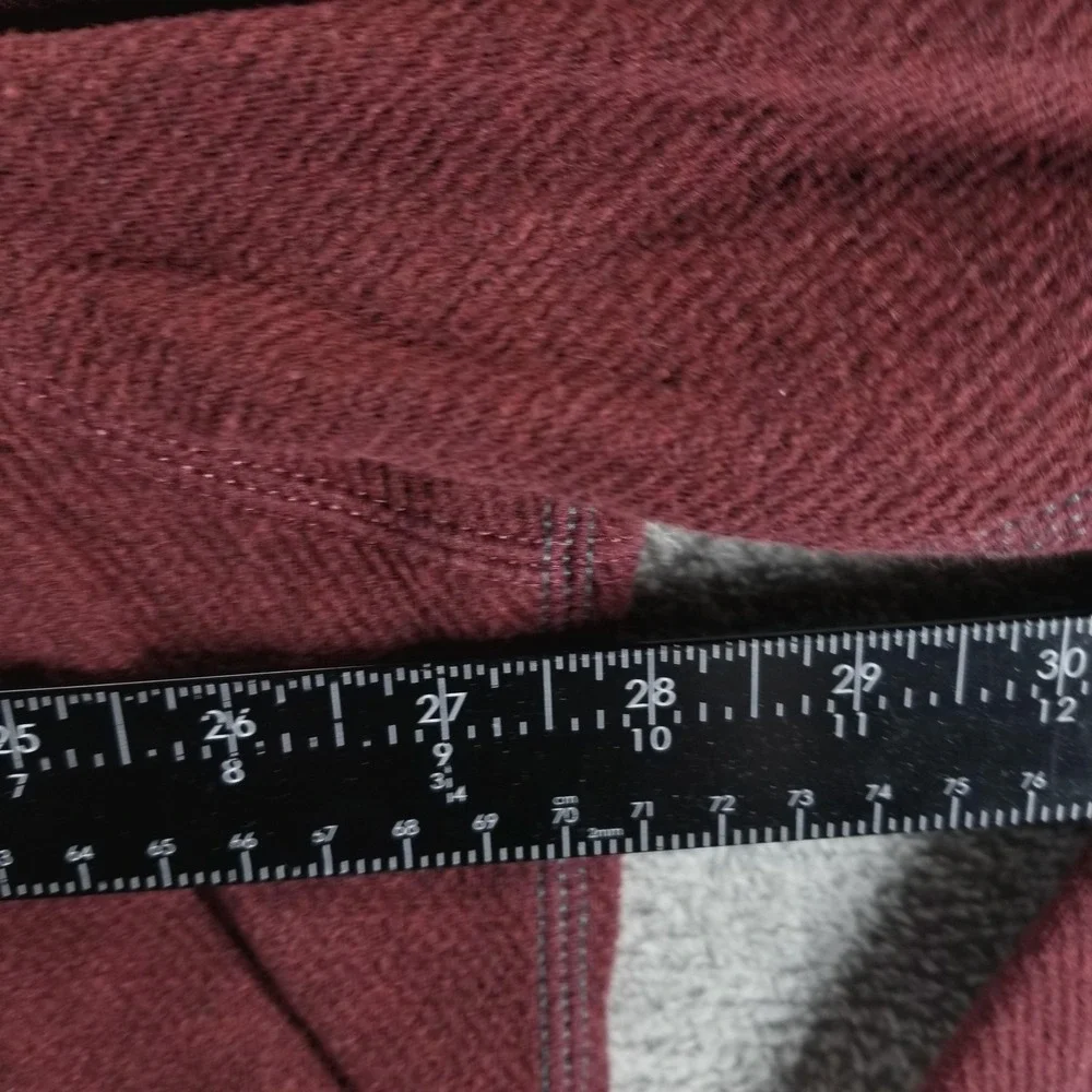 Tommy Bahama Sweater Mens 2XL Red‎ Reversible Quarter Zip Mock Neck Pullover